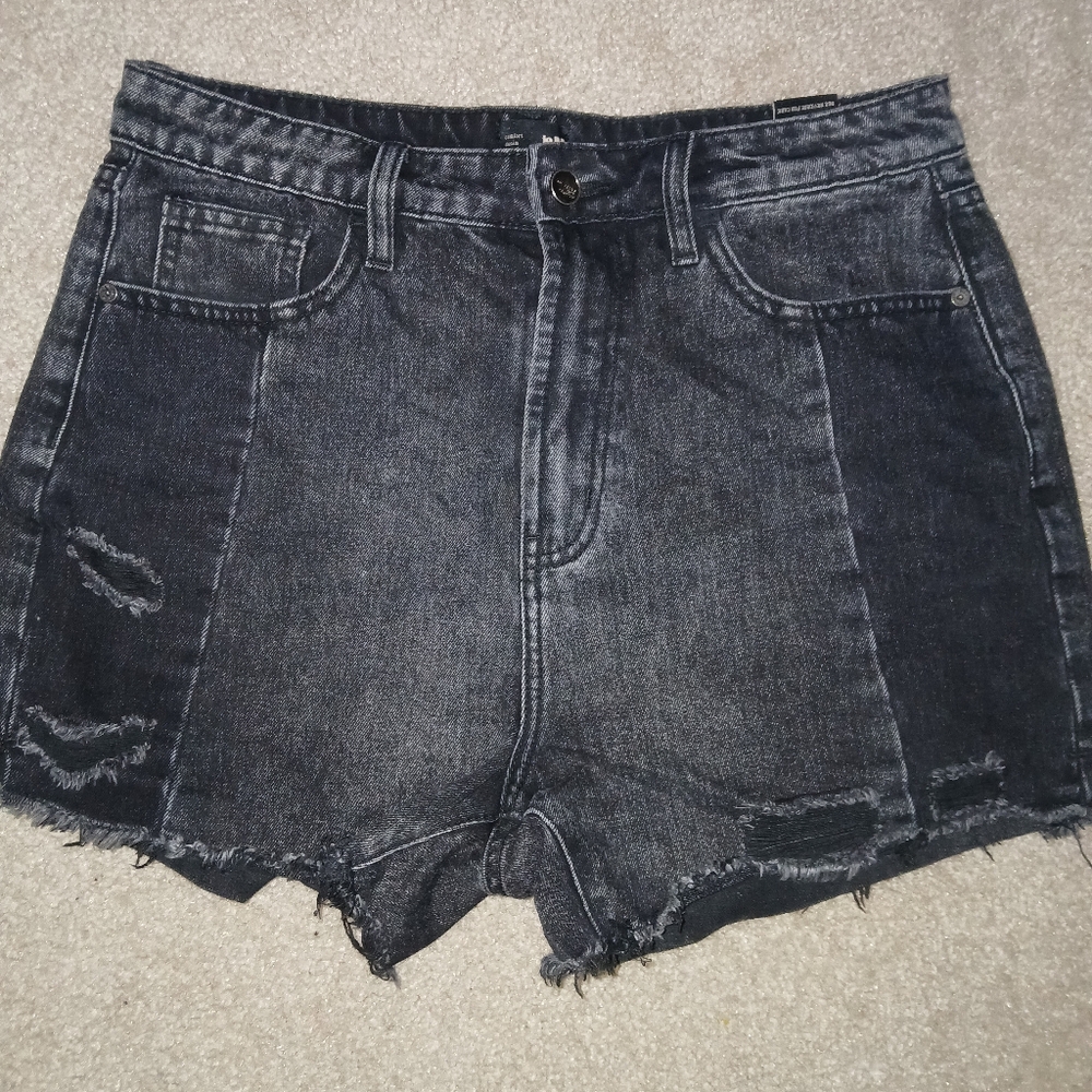 Womens High Rise Jean Shorts